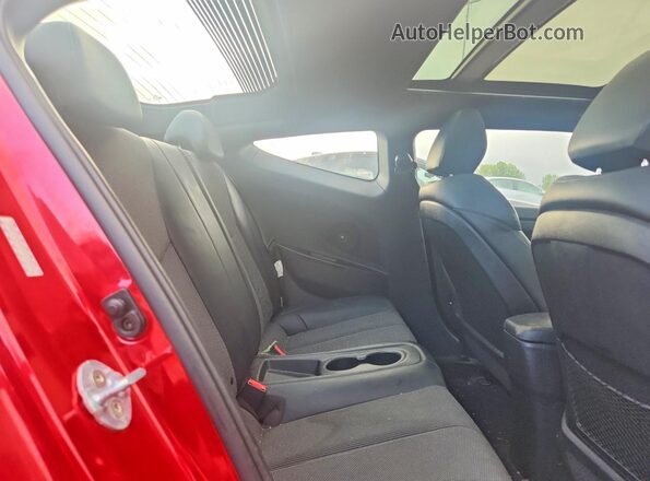 KMHTC6AD5GU273183 2016 HYUNDAI VELOSTER Red Vista de los asientos traseros