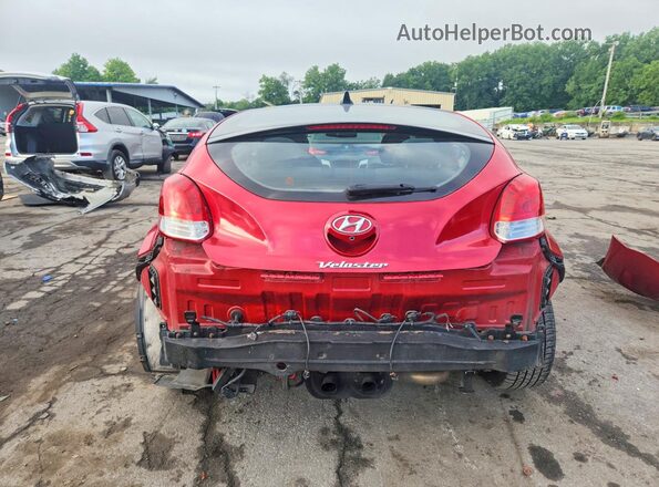 KMHTC6AD5GU273183 2016 HYUNDAI VELOSTER Red Vista trasera