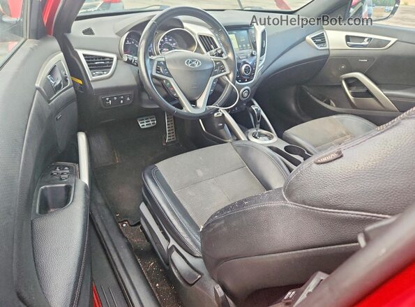 KMHTC6AD5GU273183 2016 HYUNDAI VELOSTER Red Vista del salpicadero