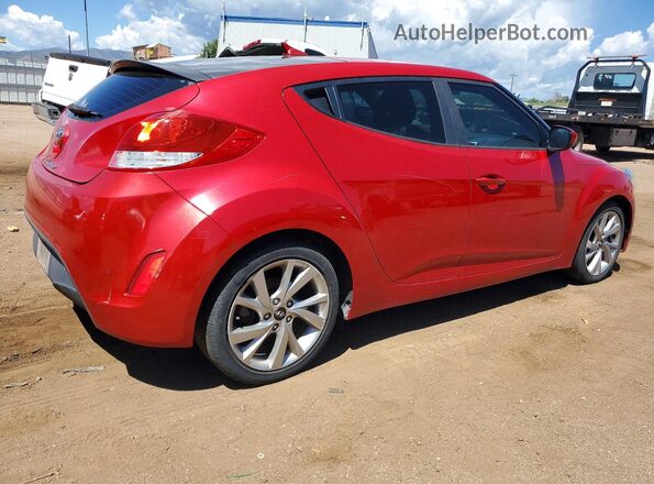 KMHTC6AD5HU316986 2017 HYUNDAI VELOSTER Red Հետևի աջ