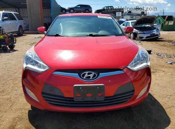 KMHTC6AD5HU316986 2017 HYUNDAI VELOSTER Red Դիմացի տեսք