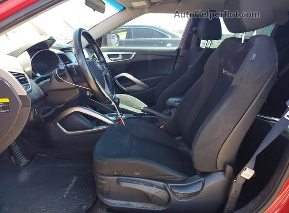 KMHTC6AD5HU316986 2017 HYUNDAI VELOSTER Red Սալոնի դիմացի տեսք
