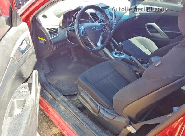 KMHTC6AD5HU316986 2017 HYUNDAI VELOSTER Red Առջևի վահանակի տեսք
