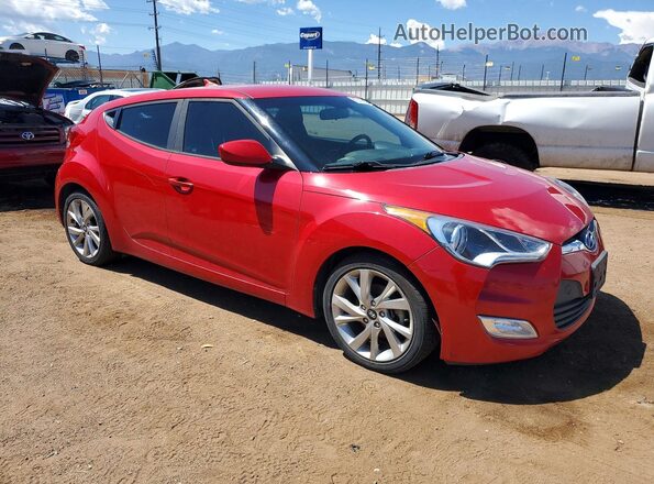 KMHTC6AD5HU316986 2017 HYUNDAI VELOSTER Red Առջևի աջ