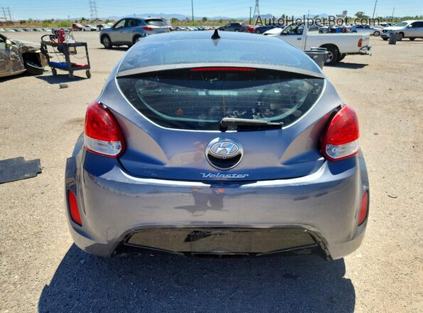 KMHTC6AD6GU260586 2016 HYUNDAI VELOSTER Charcoal უკანა ხედი
