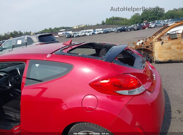 KMHTC6AD6GU272849 2016 HYUNDAI VELOSTER Red Front view