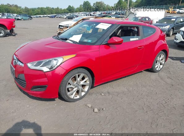 KMHTC6AD6GU272849 2016 HYUNDAI VELOSTER Red Front left