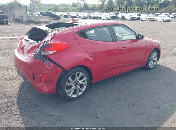 KMHTC6AD6GU272849 2016 HYUNDAI VELOSTER Red Rear right