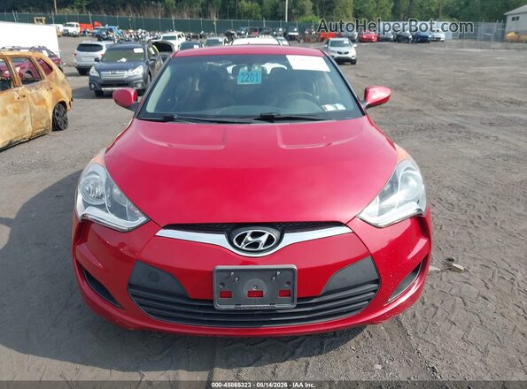 KMHTC6AD6GU272849 2016 HYUNDAI VELOSTER Red Instrument cluster view