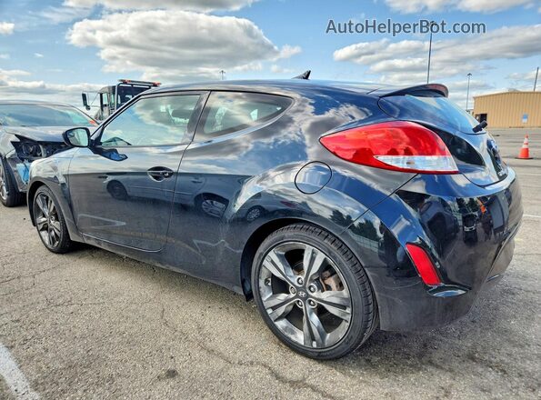 KMHTC6AD6HU323395 2017 HYUNDAI VELOSTER Black უკანა მარცხენა