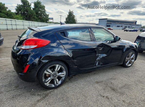 KMHTC6AD6HU323395 2017 HYUNDAI VELOSTER Black უკანა მარჯვენა