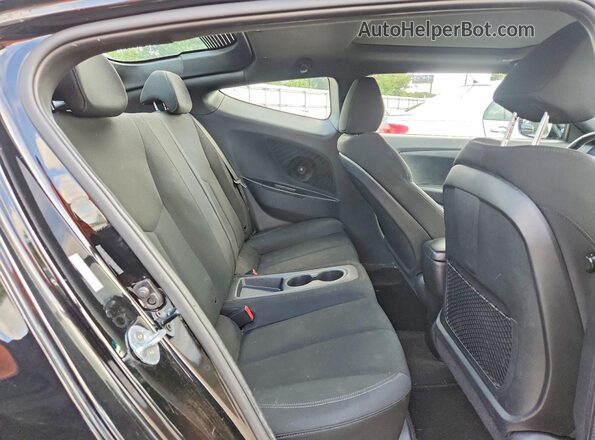 KMHTC6AD6HU323395 2017 HYUNDAI VELOSTER Black უკანა სავარძლების ხედი