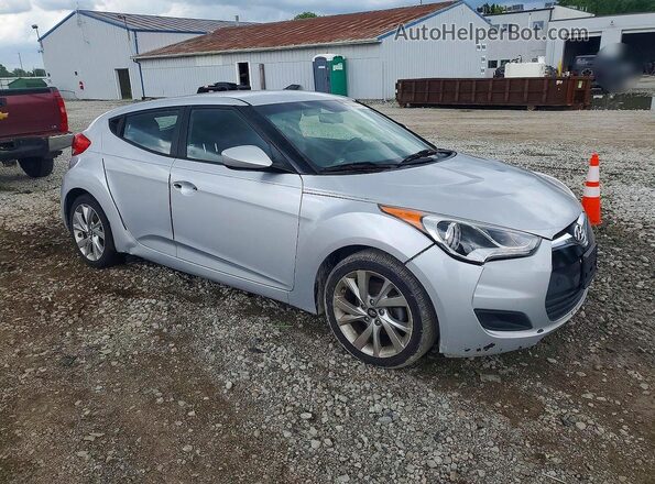 KMHTC6AD7GU275565 2016 HYUNDAI VELOSTER Silver Delantero derecho