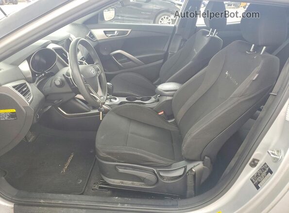 KMHTC6AD7GU275565 2016 HYUNDAI VELOSTER Silver Vista interior delantera