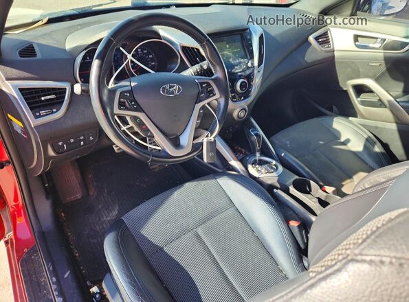 KMHTC6AD7GU282788 2016 HYUNDAI VELOSTER Красный Вид панели приборов