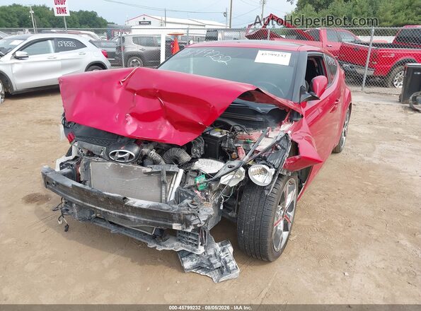 KMHTC6AD7HU322093 2017 HYUNDAI VELOSTER Красный Вид спереди