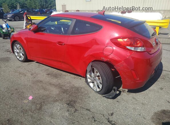 KMHTC6AD8GU277180 2016 HYUNDAI VELOSTER Red Trasero izquierdo