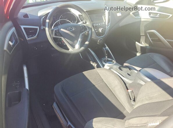 KMHTC6AD8GU277180 2016 HYUNDAI VELOSTER Red Vista del salpicadero