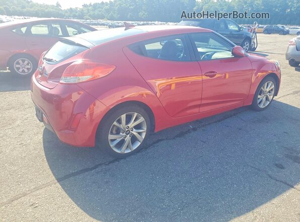 KMHTC6AD8GU277180 2016 HYUNDAI VELOSTER Red Trasero derecho