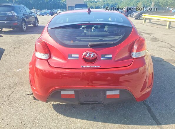 KMHTC6AD8GU277180 2016 HYUNDAI VELOSTER Red Vista trasera