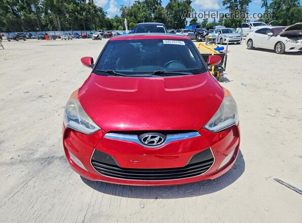 KMHTC6AD8GU282900 2016 HYUNDAI VELOSTER Red Դիմացի տեսք