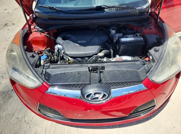KMHTC6AD8GU282900 2016 HYUNDAI VELOSTER Red Սալոնի հետևի տեսք
