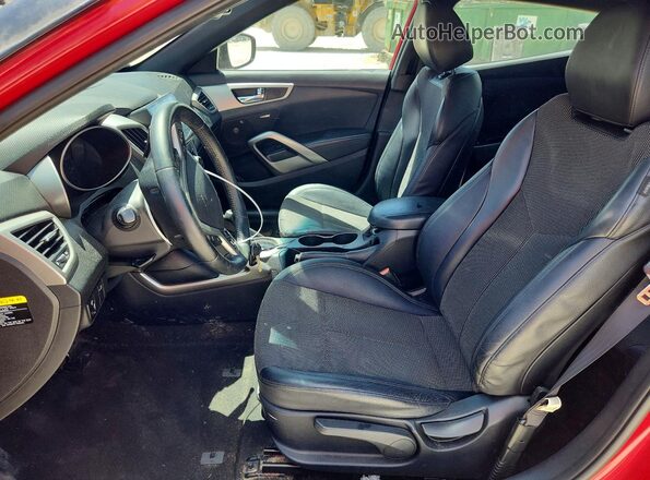 KMHTC6AD8GU282900 2016 HYUNDAI VELOSTER Red Սալոնի դիմացի տեսք