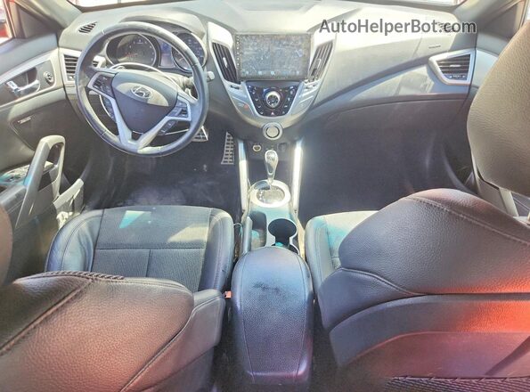 KMHTC6AD8GU282900 2016 HYUNDAI VELOSTER Red Առջևի վահանակի տեսք
