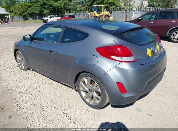 KMHTC6AD8HU305948 2017 HYUNDAI VELOSTER Gray Rear left
