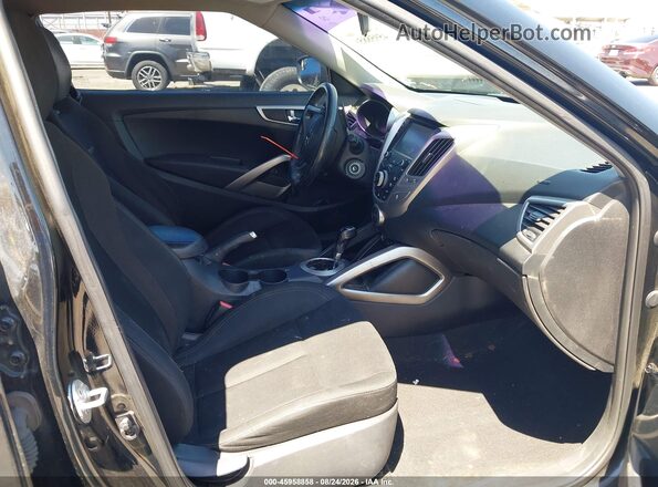KMHTC6AD8HU309112 2017 HYUNDAI VELOSTER Black Vista interior delantera