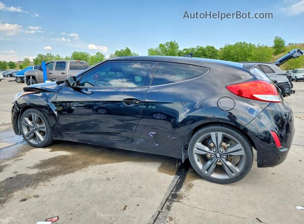 KMHTC6AD8HU318800 2017 HYUNDAI VELOSTER Black Rear left