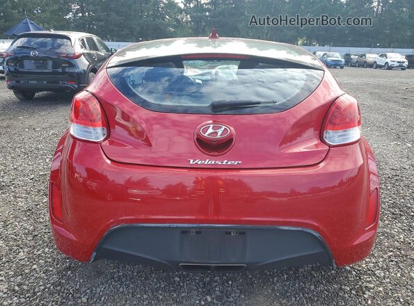 KMHTC6AD9GU271338 2016 HYUNDAI VELOSTER Red Հետևի տեսք