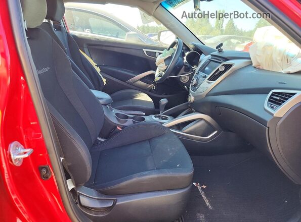 KMHTC6AD9GU271338 2016 HYUNDAI VELOSTER Red Սալոնի դիմացի տեսք