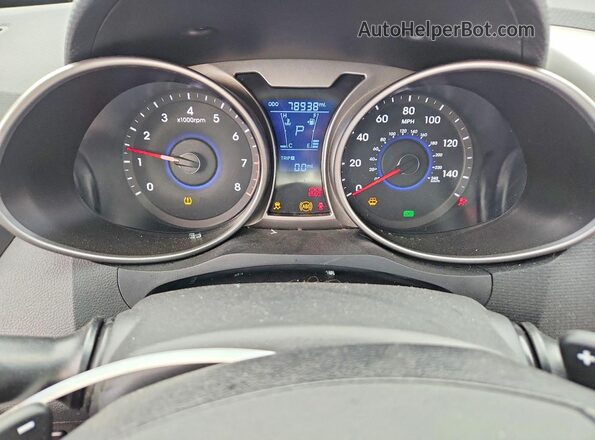 KMHTC6AD9GU272618 2016 HYUNDAI VELOSTER Black Вид щитка приладів