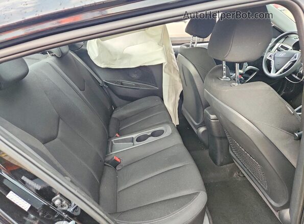 KMHTC6AD9GU272618 2016 HYUNDAI VELOSTER Black Вид задніх сидінь