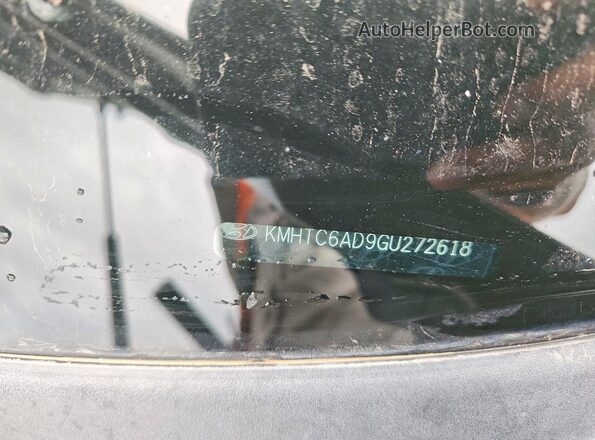 KMHTC6AD9GU272618 2016 HYUNDAI VELOSTER Black Вид підкапотного простору