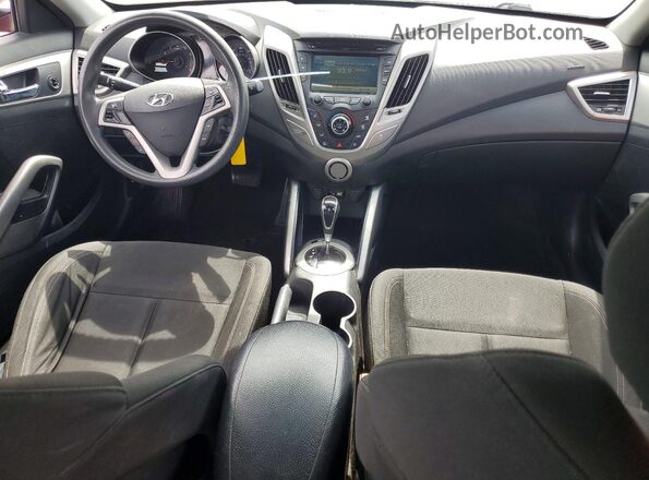 KMHTC6AD9GU275728 2016 HYUNDAI VELOSTER Red Widok deski rozdzielczej