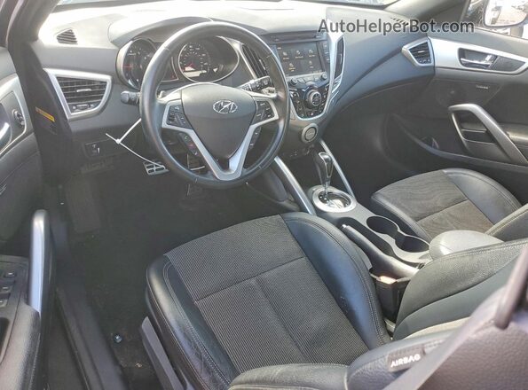 KMHTC6AD9GU288978 2016 HYUNDAI VELOSTER Gray Dashboard view