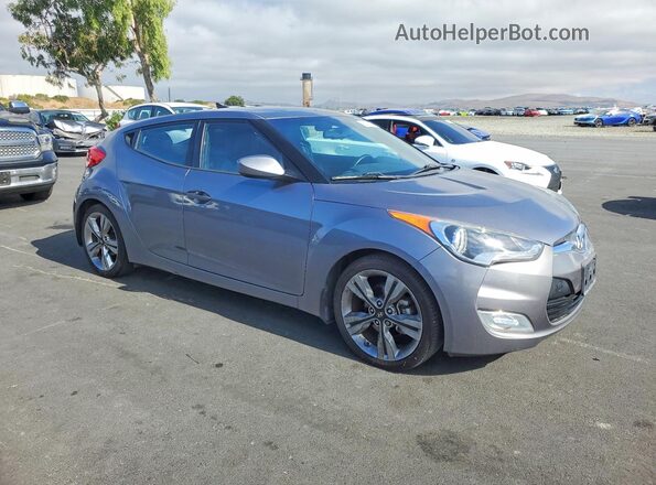 KMHTC6AD9GU288978 2016 HYUNDAI VELOSTER Gray Front right