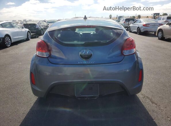 KMHTC6AD9GU288978 2016 HYUNDAI VELOSTER Gray Rear view