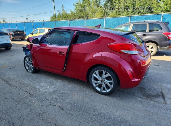 KMHTC6AD9GU290567 2016 HYUNDAI VELOSTER Red Rear left