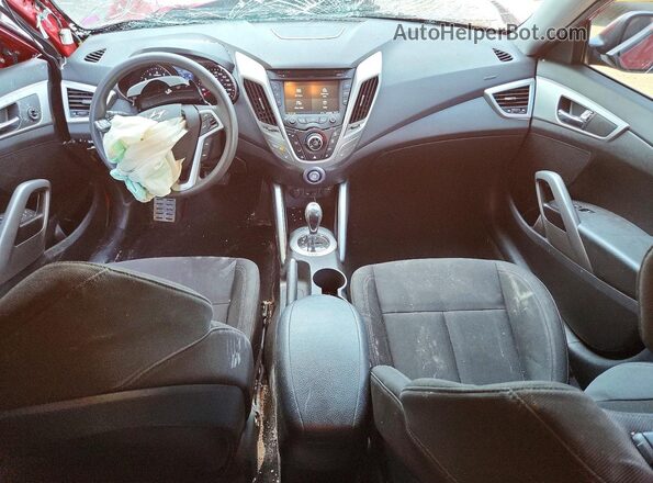 KMHTC6AD9GU290567 2016 HYUNDAI VELOSTER Red Dashboard view