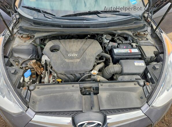 KMHTC6AD9GU304287 2016 HYUNDAI VELOSTER Gray Вид задньої частини салону