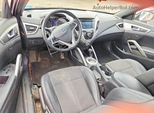 KMHTC6AD9GU304287 2016 HYUNDAI VELOSTER Gray Вид панелі приладів