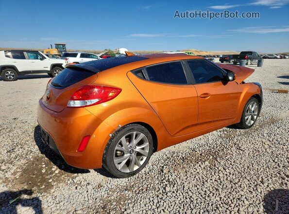 KMHTC6AD9HU312083 2017 HYUNDAI VELOSTER Orange Tył prawy