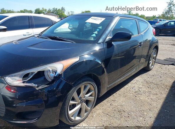 KMHTC6ADXGU287029 2016 HYUNDAI VELOSTER Black Передня ліва чверть
