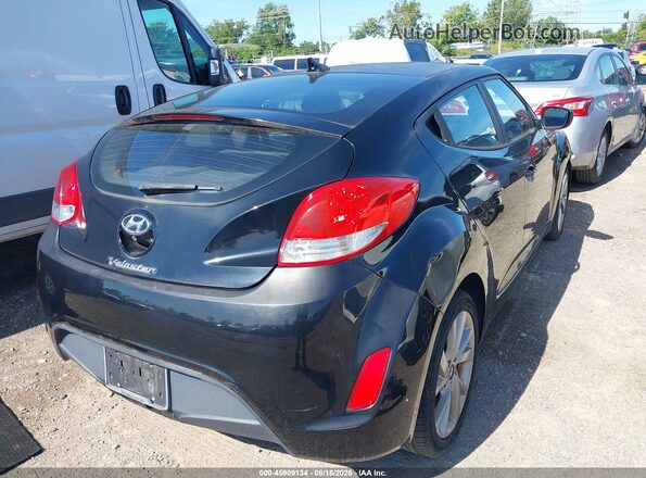 KMHTC6ADXGU287029 2016 HYUNDAI VELOSTER Black Задня права чверть