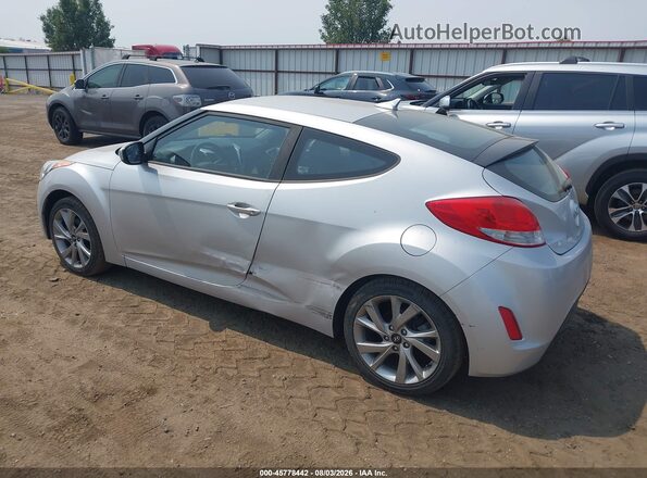 KMHTC6ADXHU309340 2017 HYUNDAI VELOSTER Silver Задня ліва чверть
