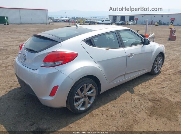 KMHTC6ADXHU309340 2017 HYUNDAI VELOSTER Silver Задня права чверть