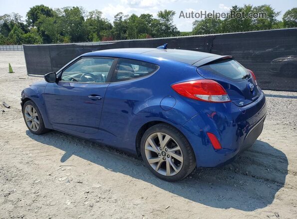 KMHTC6ADXHU310293 2017 HYUNDAI VELOSTER Blue Tył lewy